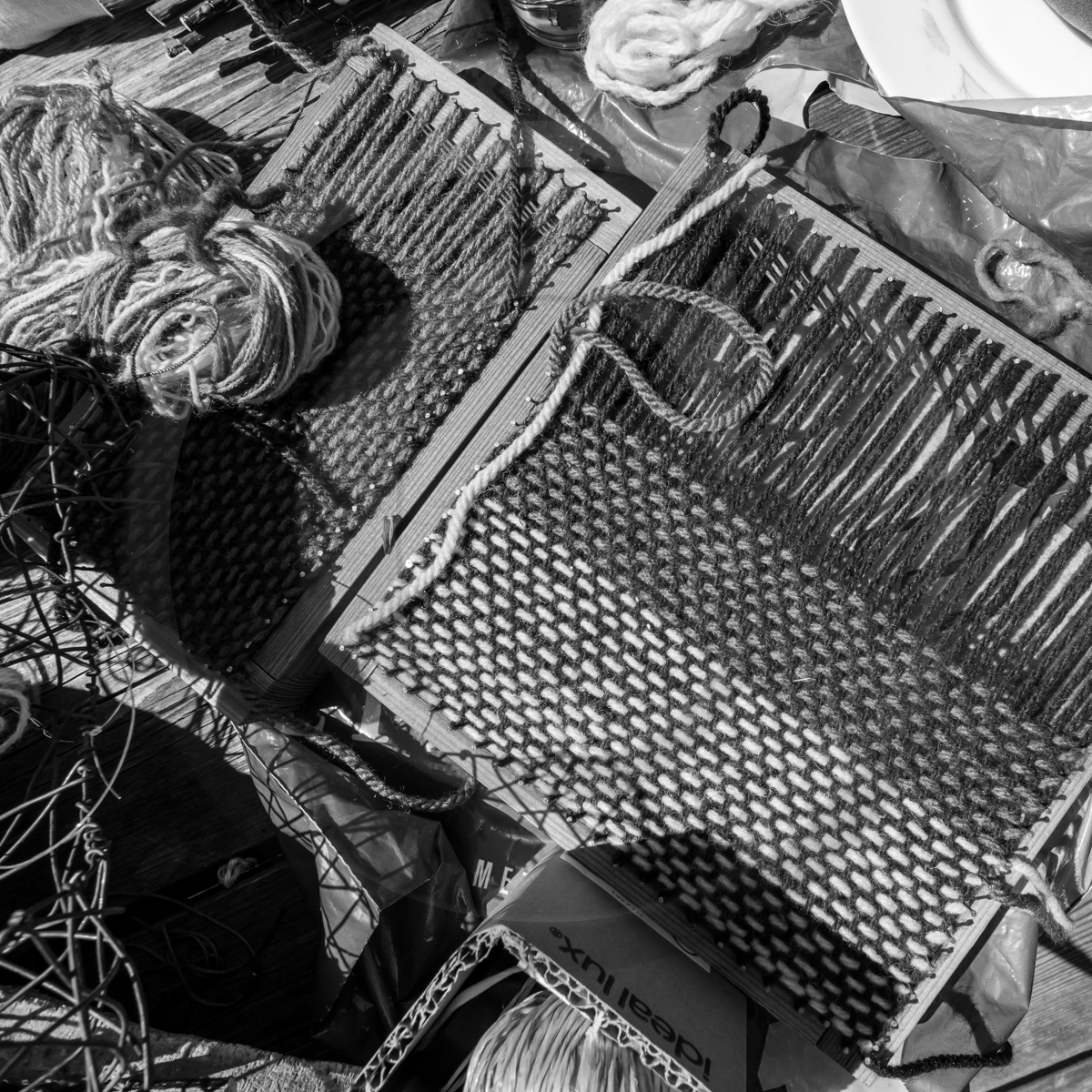 Atelier laine et promenade au jardin