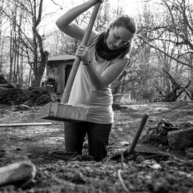 Permaculture - Construction d'une serre bioclimatique semi-enterrée