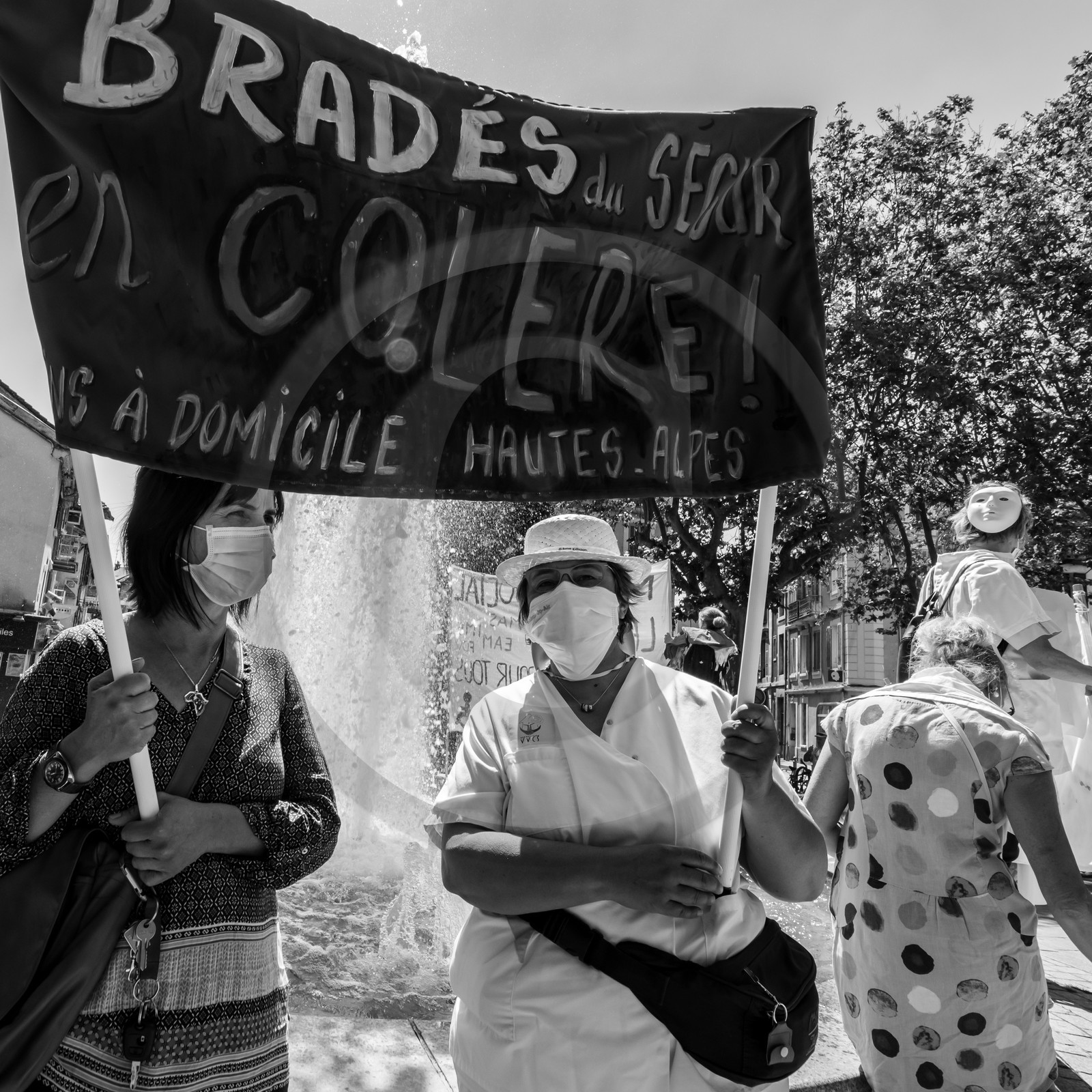 15 juin 2021 à Gap (Hautes-Alpes) : Manifestation des soignants oubliés du Ségur de la santé. 15 juin 2021 à Gap (Hautes-Alpes) : Manifestation des soignants oubliés du Ségur de la santé.