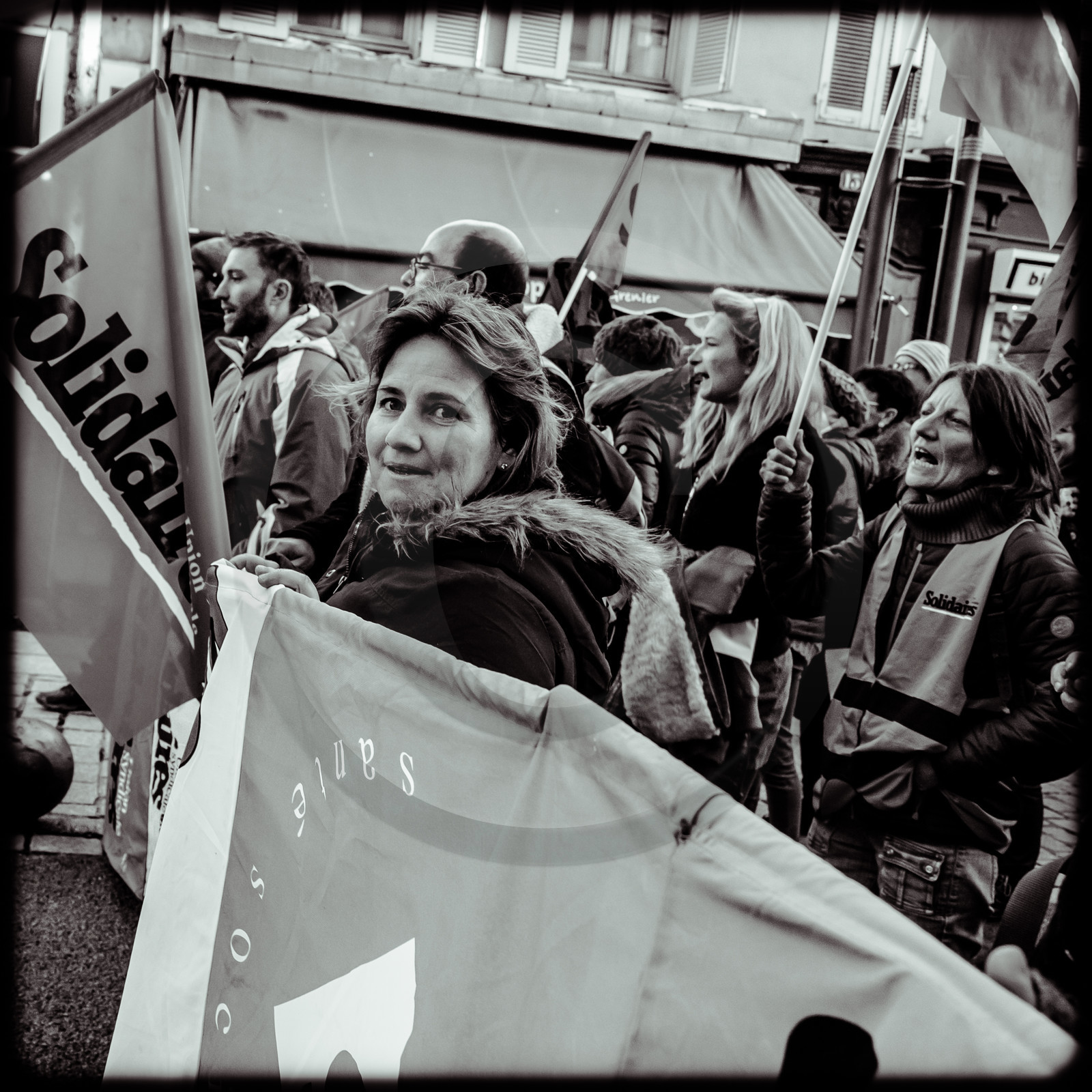Manifestation à Gap le 12 décembre 2019.