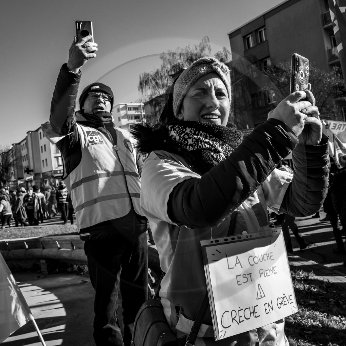 31 janvier 2023 : Manifestation contre la réforme des retraites. Plus de 4000 personnes dans les rues de Gap (Hautes-Alpes). 31 janvier 2023 : Manifestation contre la réforme des retraites. Plus de 4000 personnes dans les rues de Gap (Hautes-Alpes).