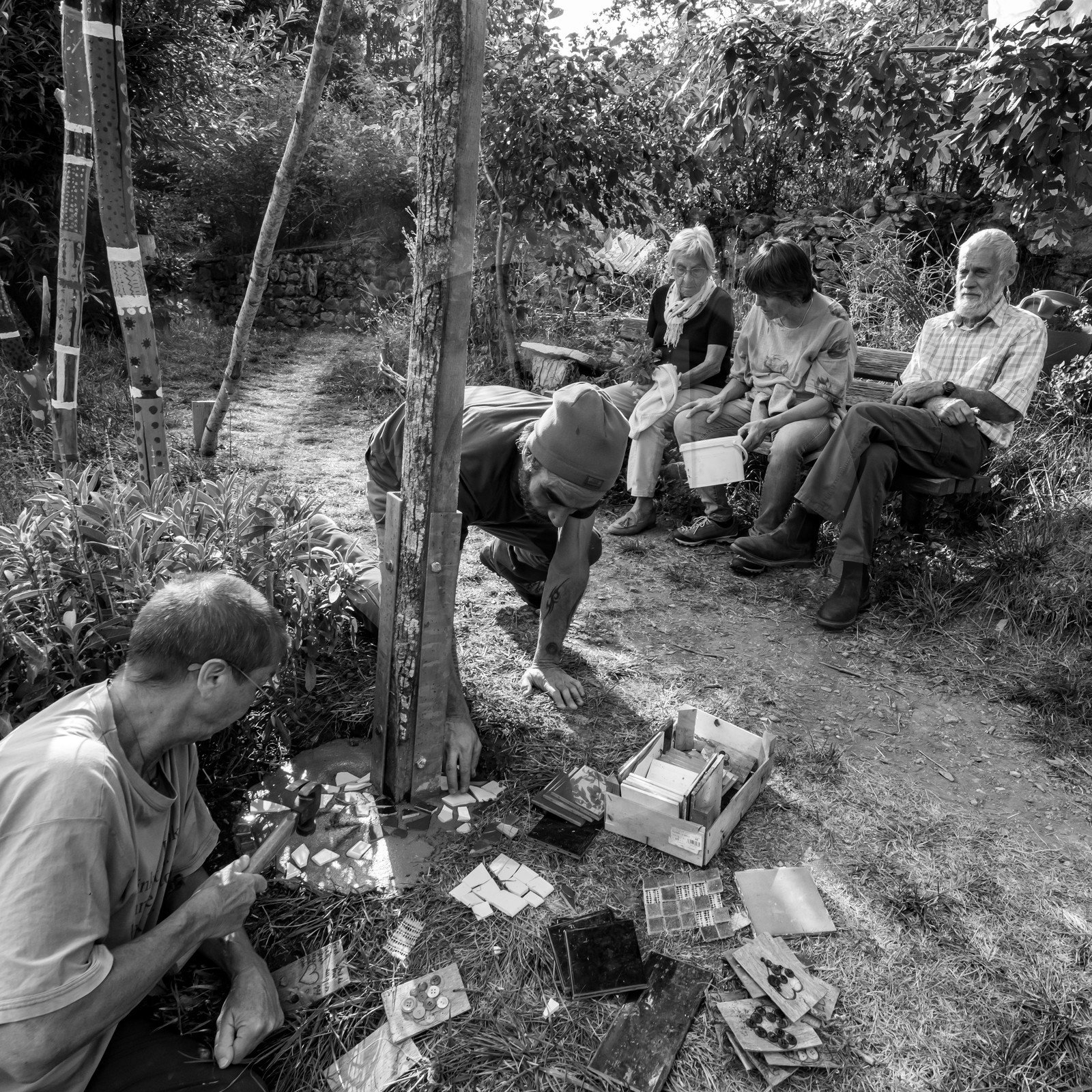 08 septembre 2021 : des jeux et des aménagements au jardin