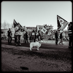 Manifestation à Gap le 12 décembre 2019.