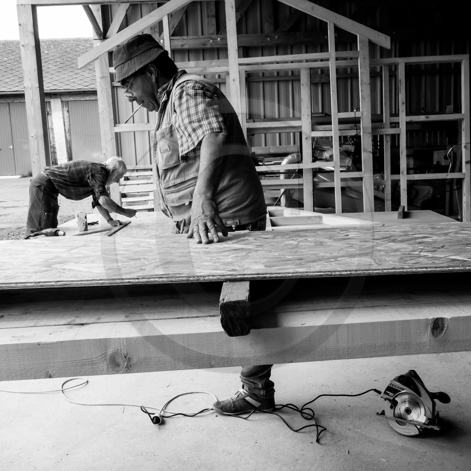 Construction d'une cabane