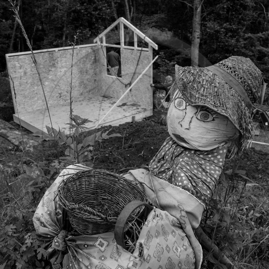Installation de la cabane