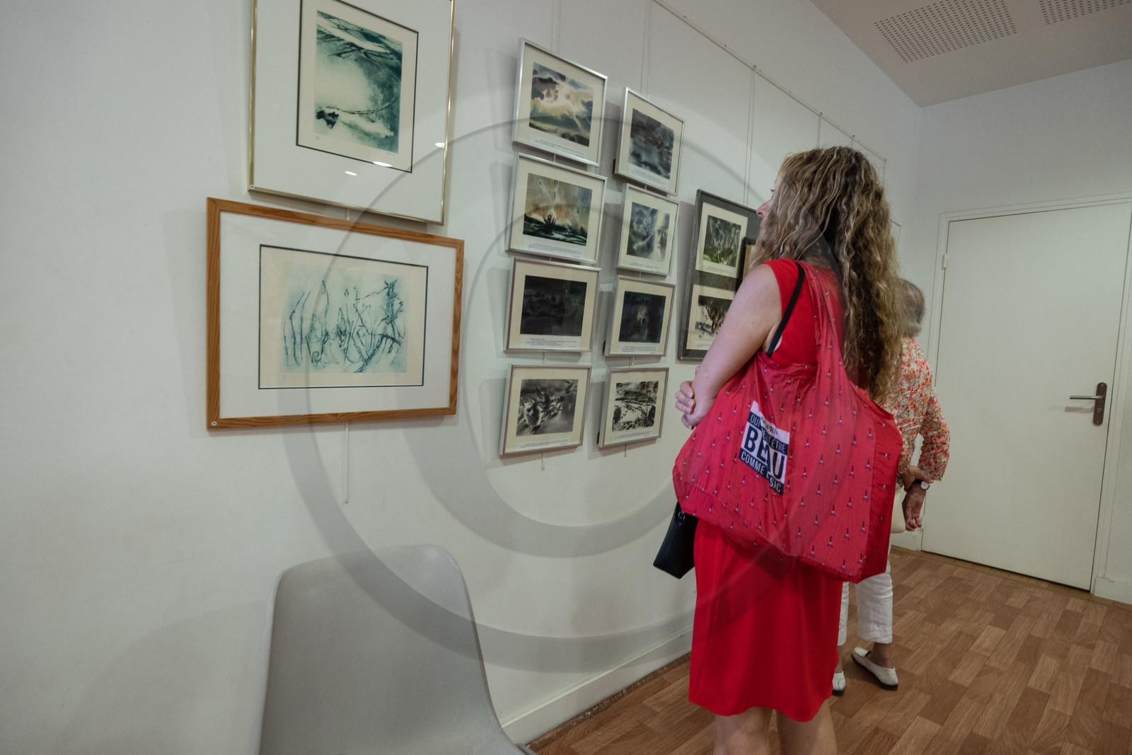 Vernissage de l'exposition Henri Bosco, le poète et les images de Liliane Marco à Lourmarin