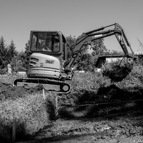 L'installation de la cabane