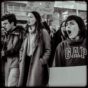 Les jeunes pour le climat - Youth for climate - Manifestation à Gap (Hautes-Alpes), le 29 11 19