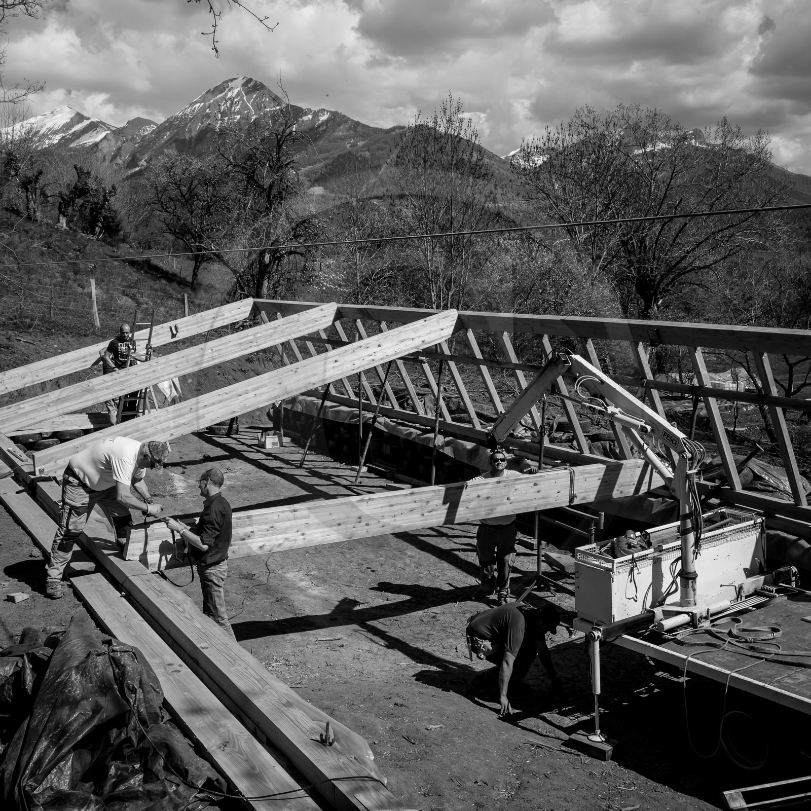 Permaculture - Construction d'une serre bioclimatique semi-enterrée