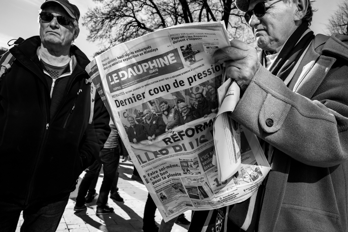 16 mars 2023 : Manifestation contre la réforme des retraites à Gap