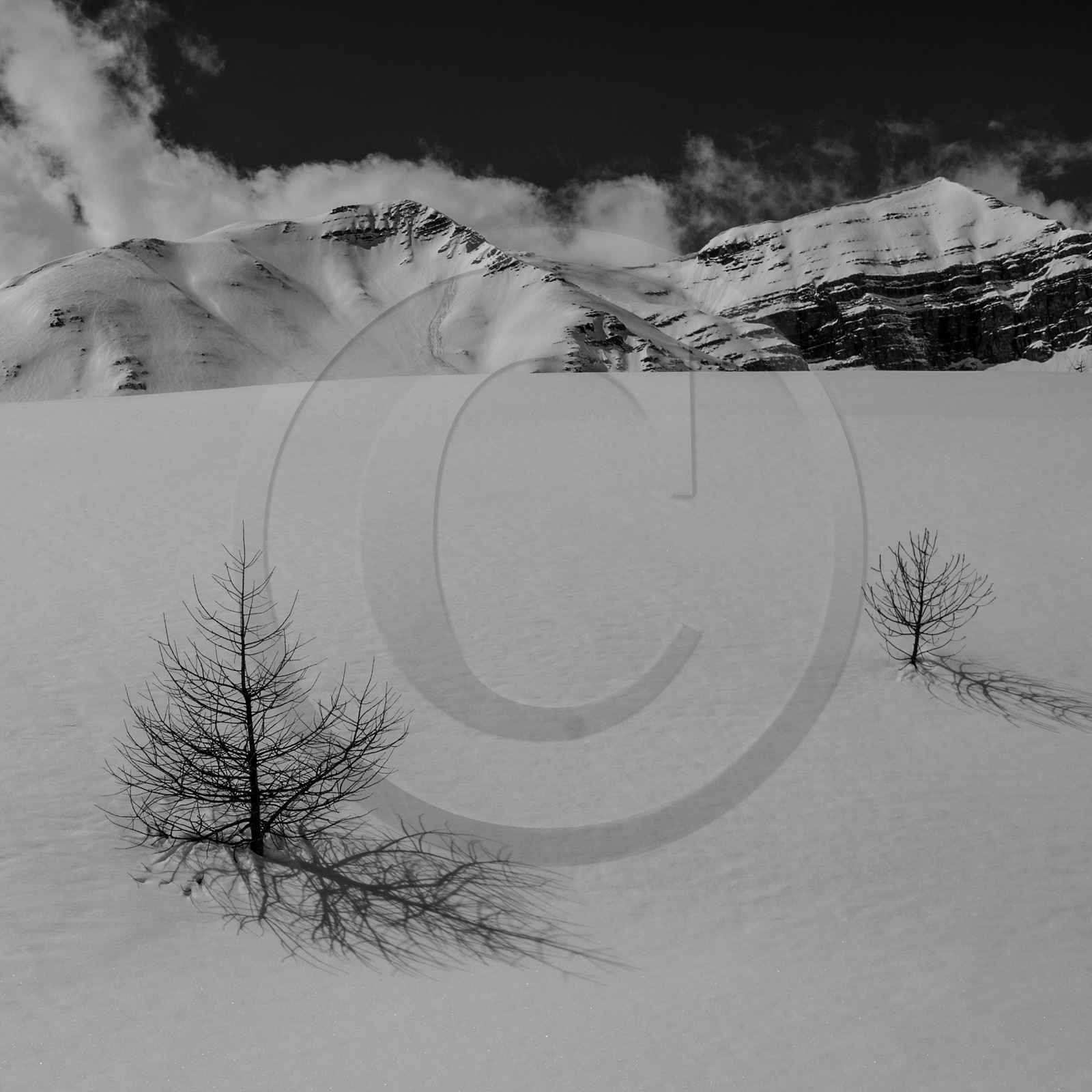 Neige au Col de Vars