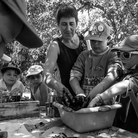 Avec l'école de Saint-Bonnet