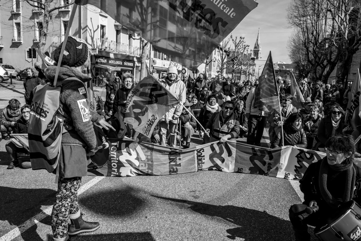 16 mars 2023 : Manifestation contre la réforme des retraites à Gap 16 mars 2023 : Manifestation contre la réforme des retraites à Gap
