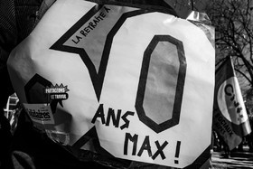 16 février 2023 : Manifestation contre la réforme des retraites à Gap (Hautes-Alpes)