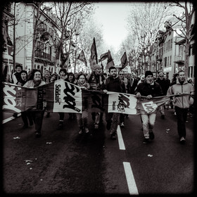 Manifestation à Gap le 10 décembre 2019.