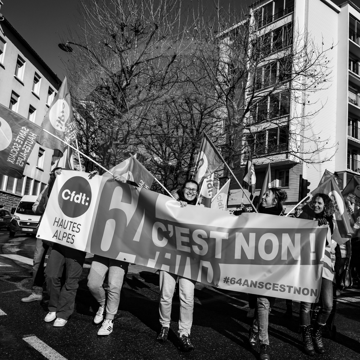 7 février 2023 : Défenses de retraites à Gap