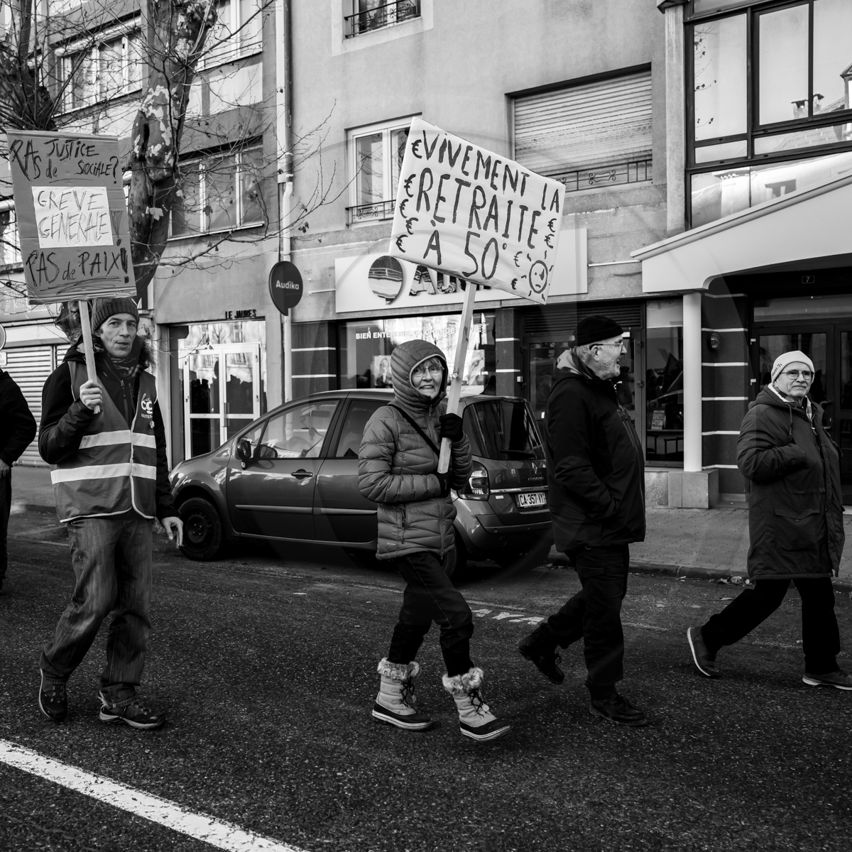 31 janvier 2023 : Manifestation contre la réforme des retraites. Plus de 4000 personnes dans les rues de Gap (Hautes-Alpes). 31 janvier 2023 : Manifestation contre la réforme des retraites. Plus de 4000 personnes dans les rues de Gap (Hautes-Alpes).
