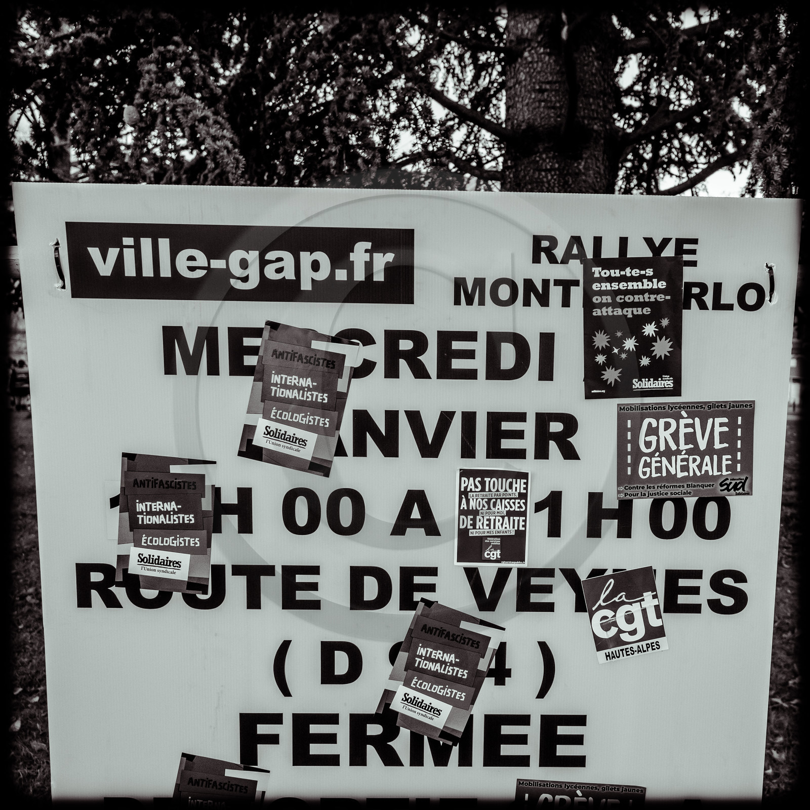 Manifestation à Gap le 14 janvier 2020 Manifestation à Gap le 14 janvier 2020