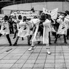 04 février 2021 à Gap (Hautes-Alpes) : Manifestation des soignants oubliés du Ségur de la santé.