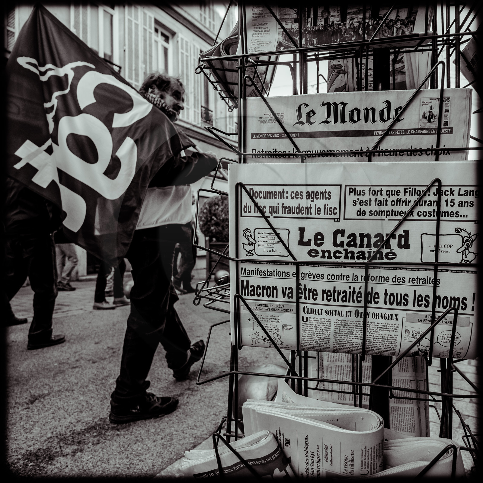 Manifestation à Gap le 10 décembre 2019.