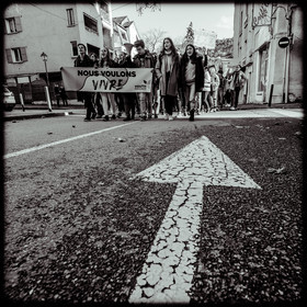 Les jeunes pour le climat - Youth for climate - Manifestation à Gap (Hautes-Alpes), le 29 11 19