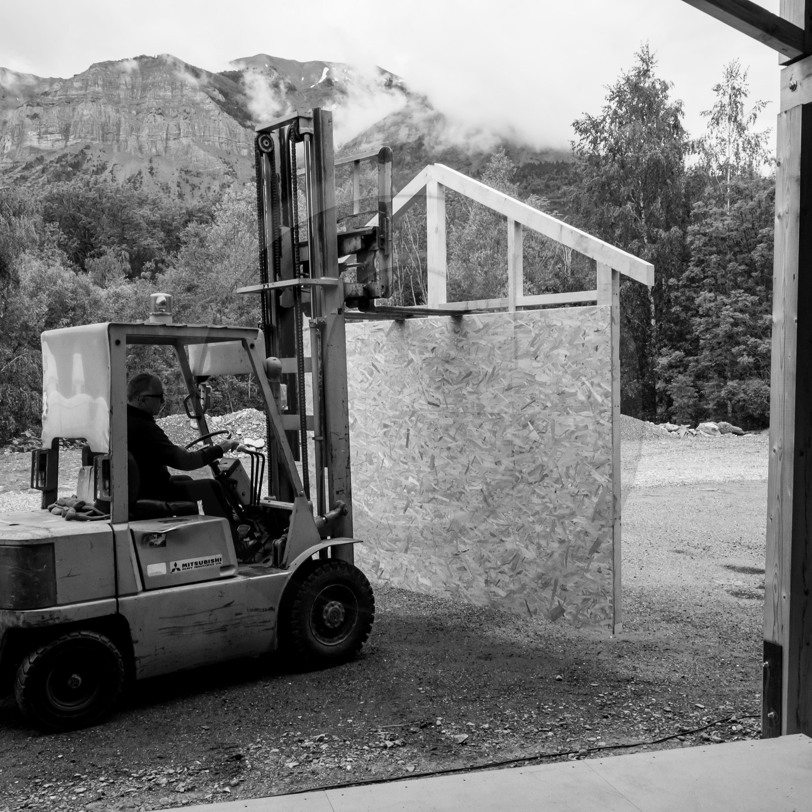 Construction d'une cabane