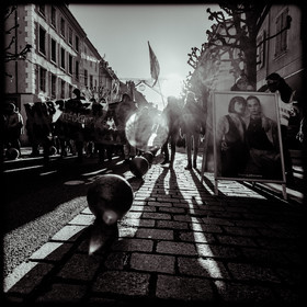 Manifestation à Gap le 12 décembre 2019.