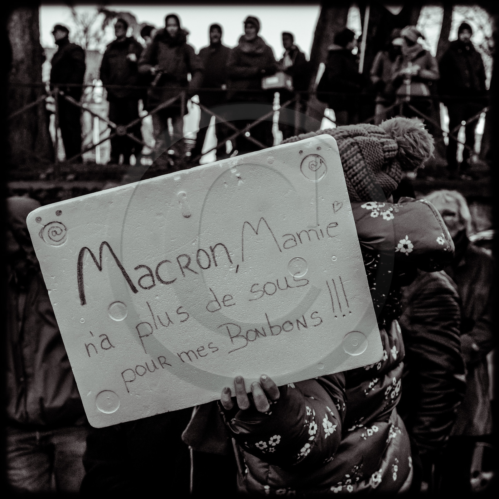 Manifestation à Gap le 10 décembre 2019.