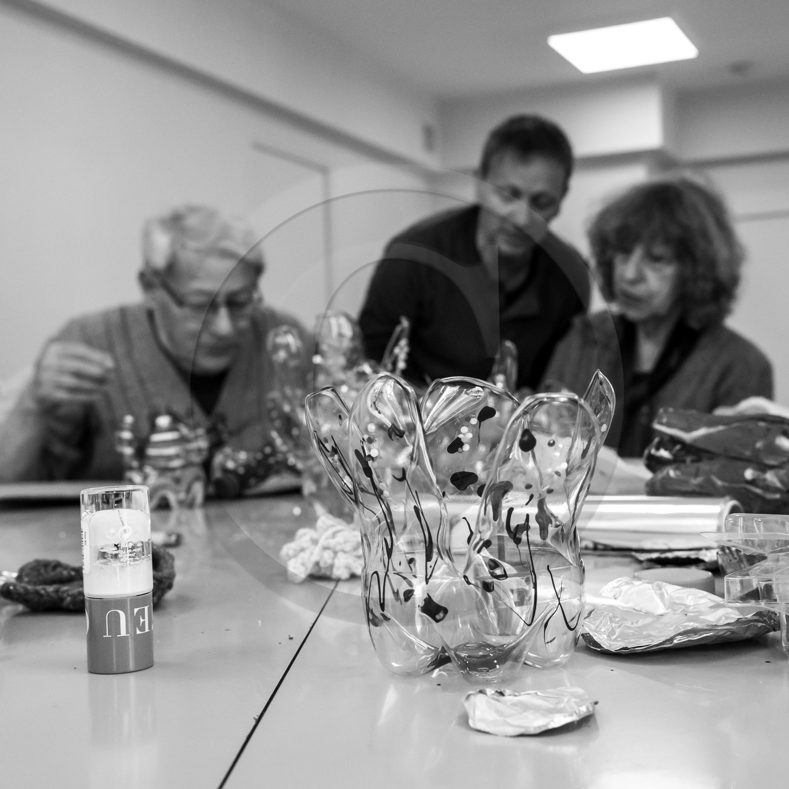 15 mai 2019 : création de fleurs en plastique