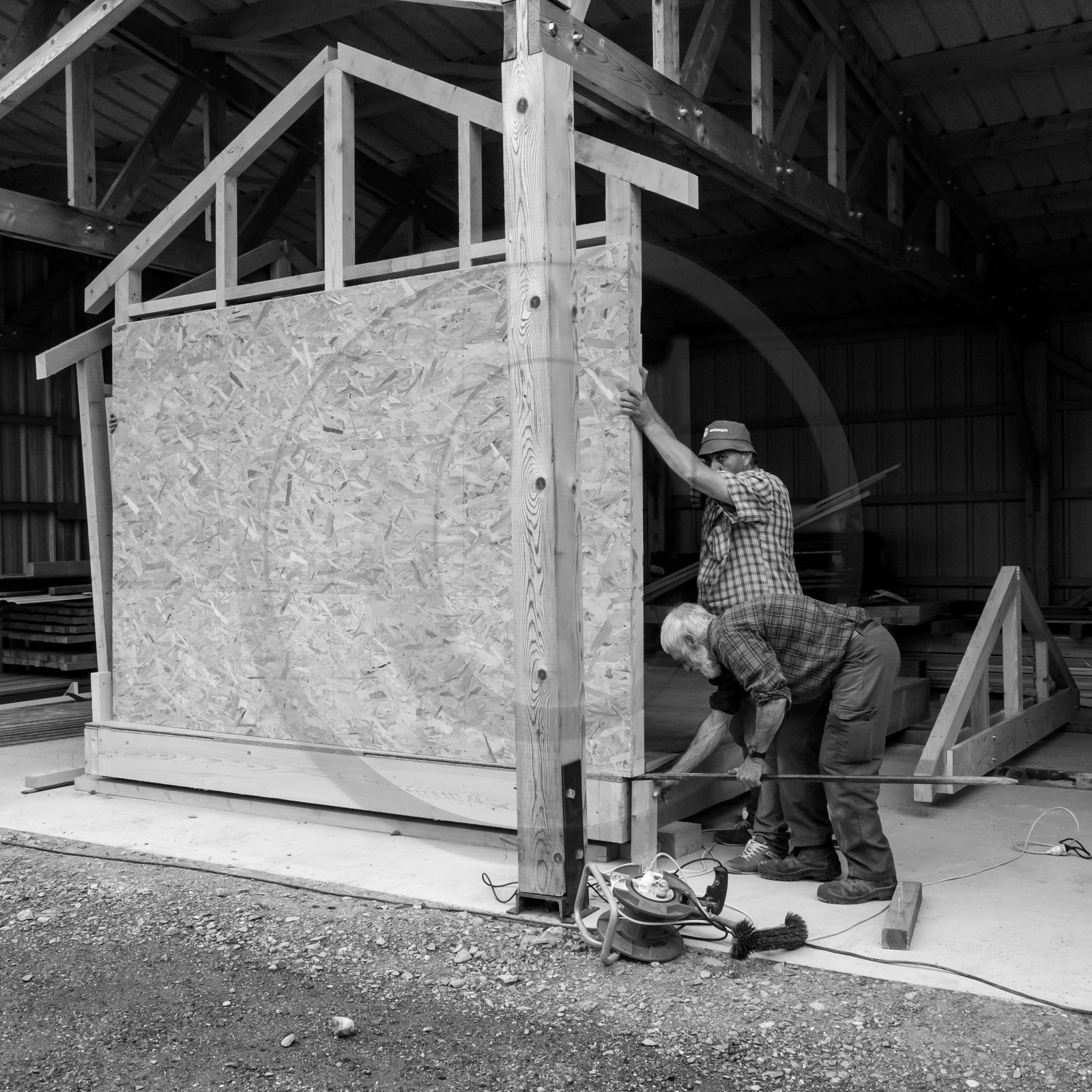 Construction d'une cabane