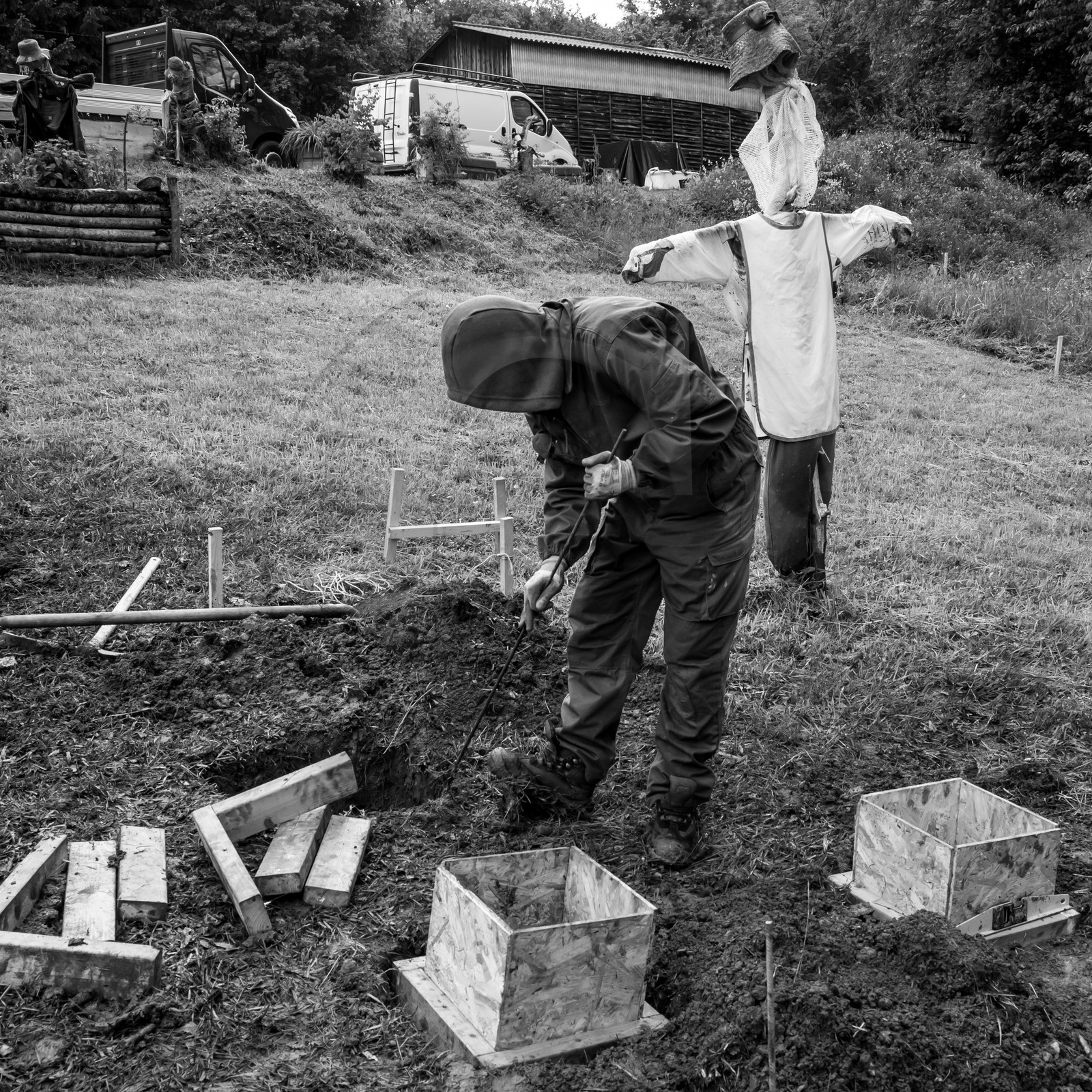 Construction de bacs surélevés