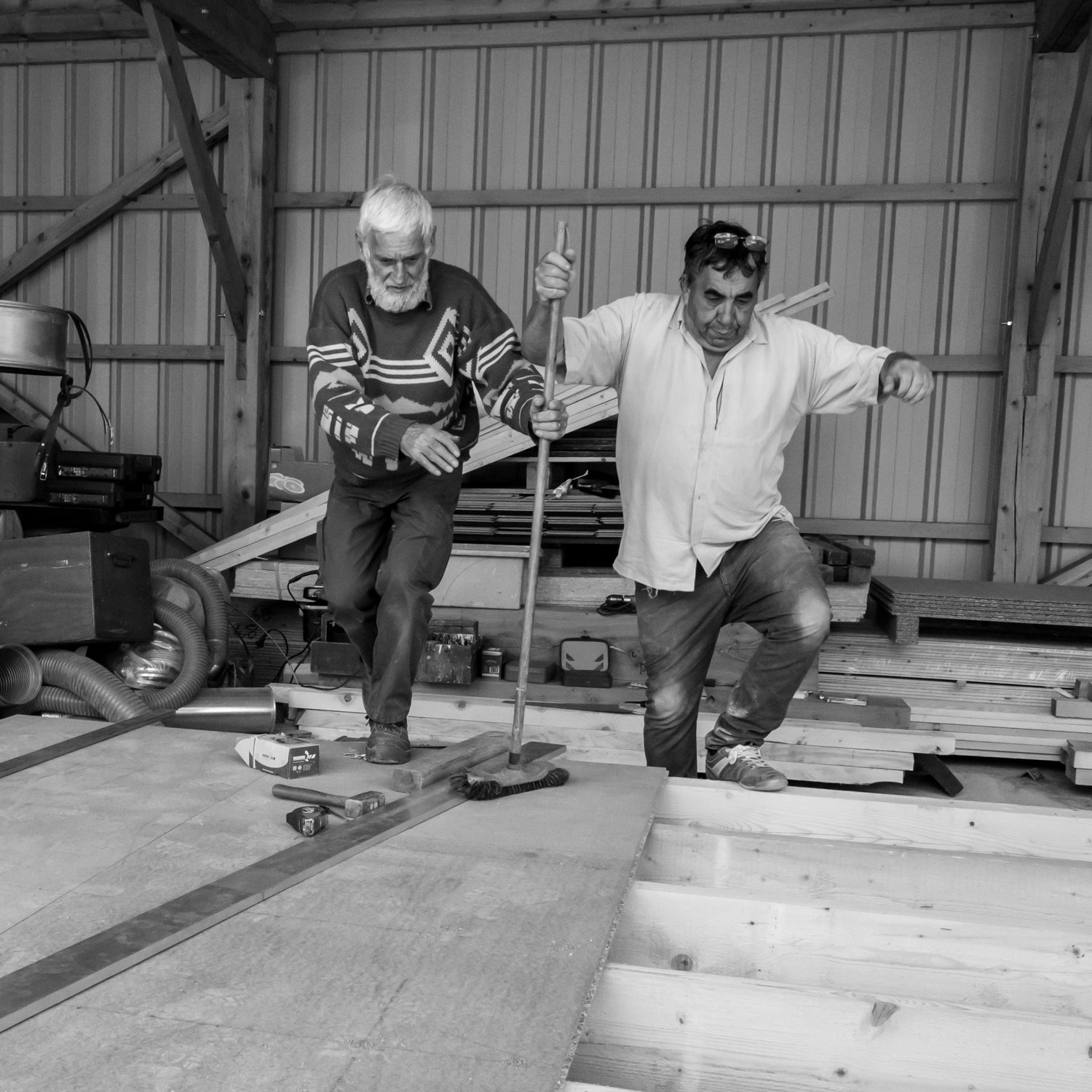 Construction d'une cabane Construction d'une cabane