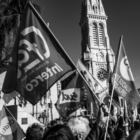 16 février 2023 : Manifestation contre la réforme des retraites à Gap (Hautes-Alpes)