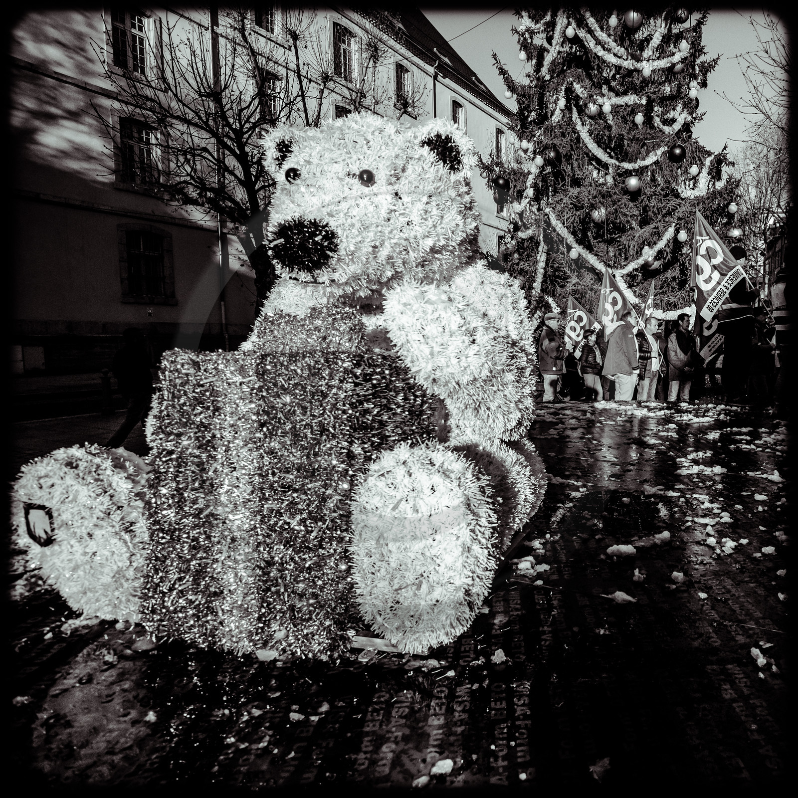 Manifestation à Gap le 12 décembre 2019.