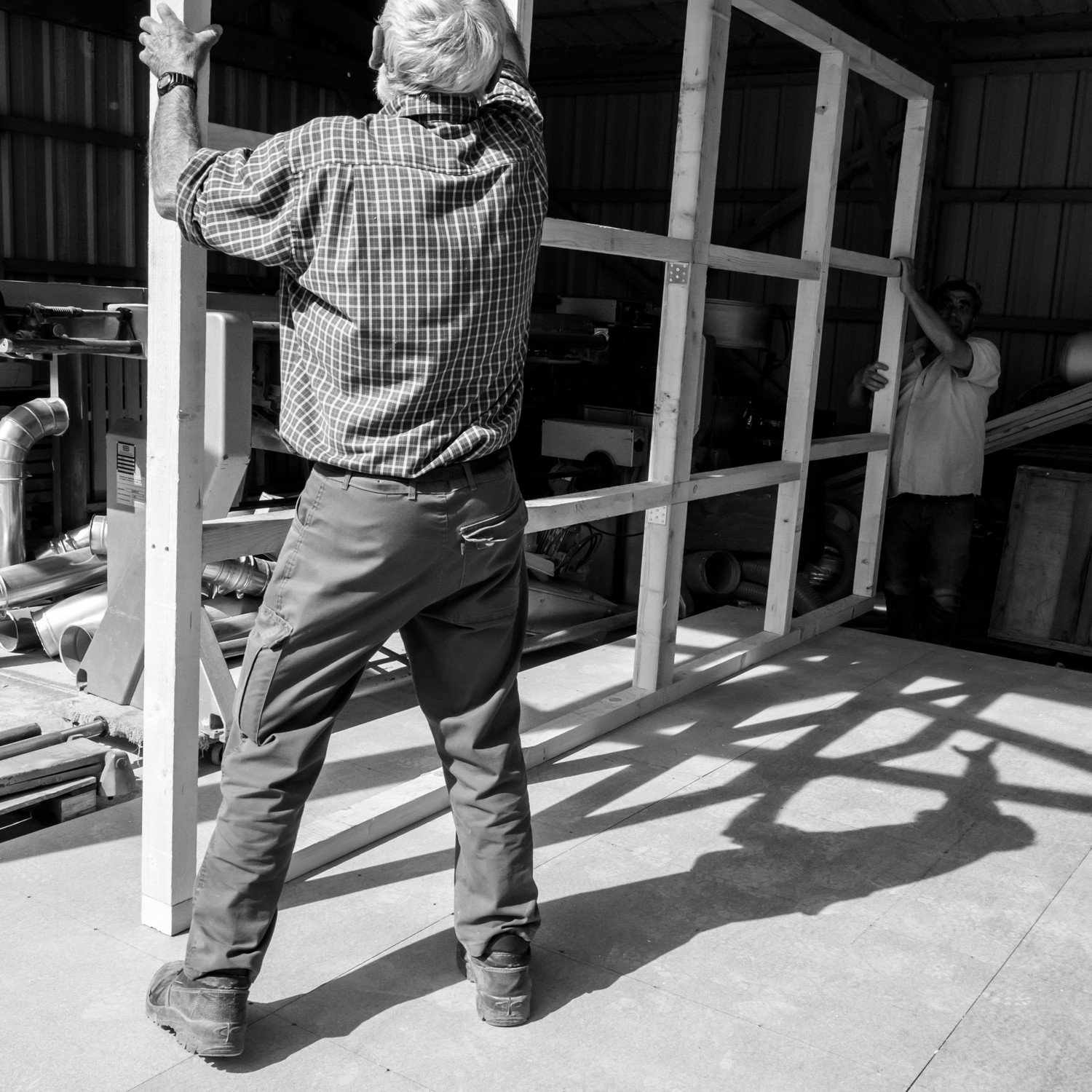 Construction d'une cabane Construction d'une cabane