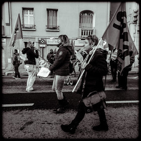 Manifestation à Gap le 12 décembre 2019.