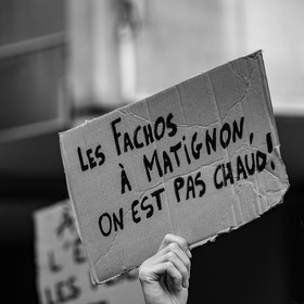 15 juin 2024 - Gap (Hautes-Alpes)- Manifestation contre l'extrême droite