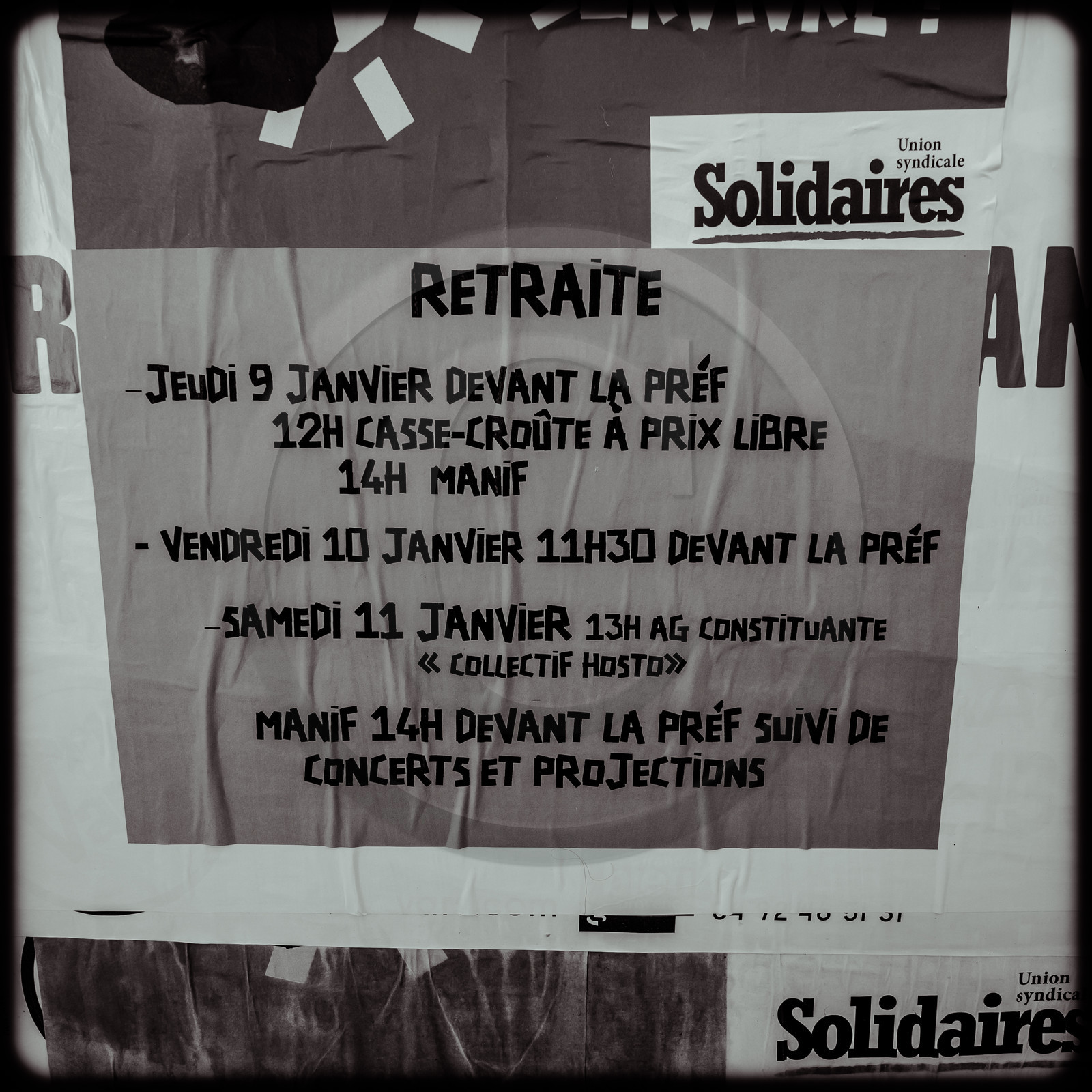 Manifestation à Gap le 09 janvier 2020