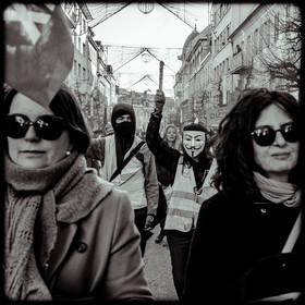 Manifestation à Gap le 10 décembre 2019.