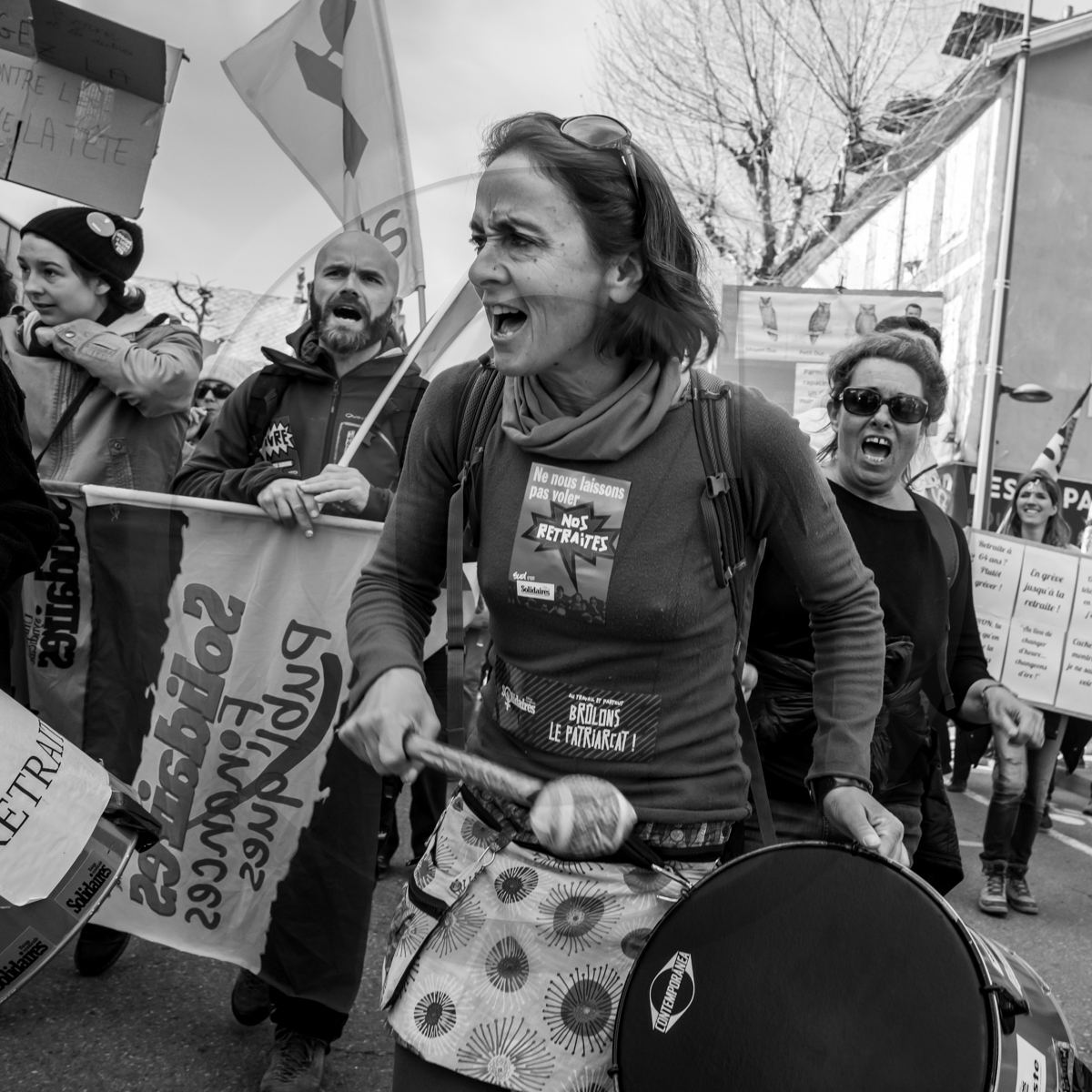 28 mars 2023 : Manifestation contre la réforme des retraites à Gap