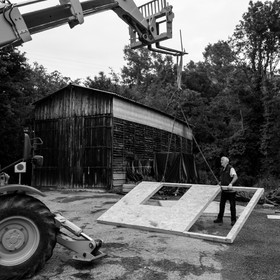 Installation de la cabane