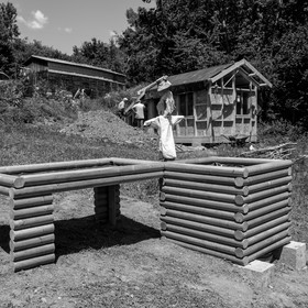 Construction d'une cabane