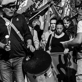 16 février 2023 : Manifestation contre la réforme des retraites à Gap (Hautes-Alpes)