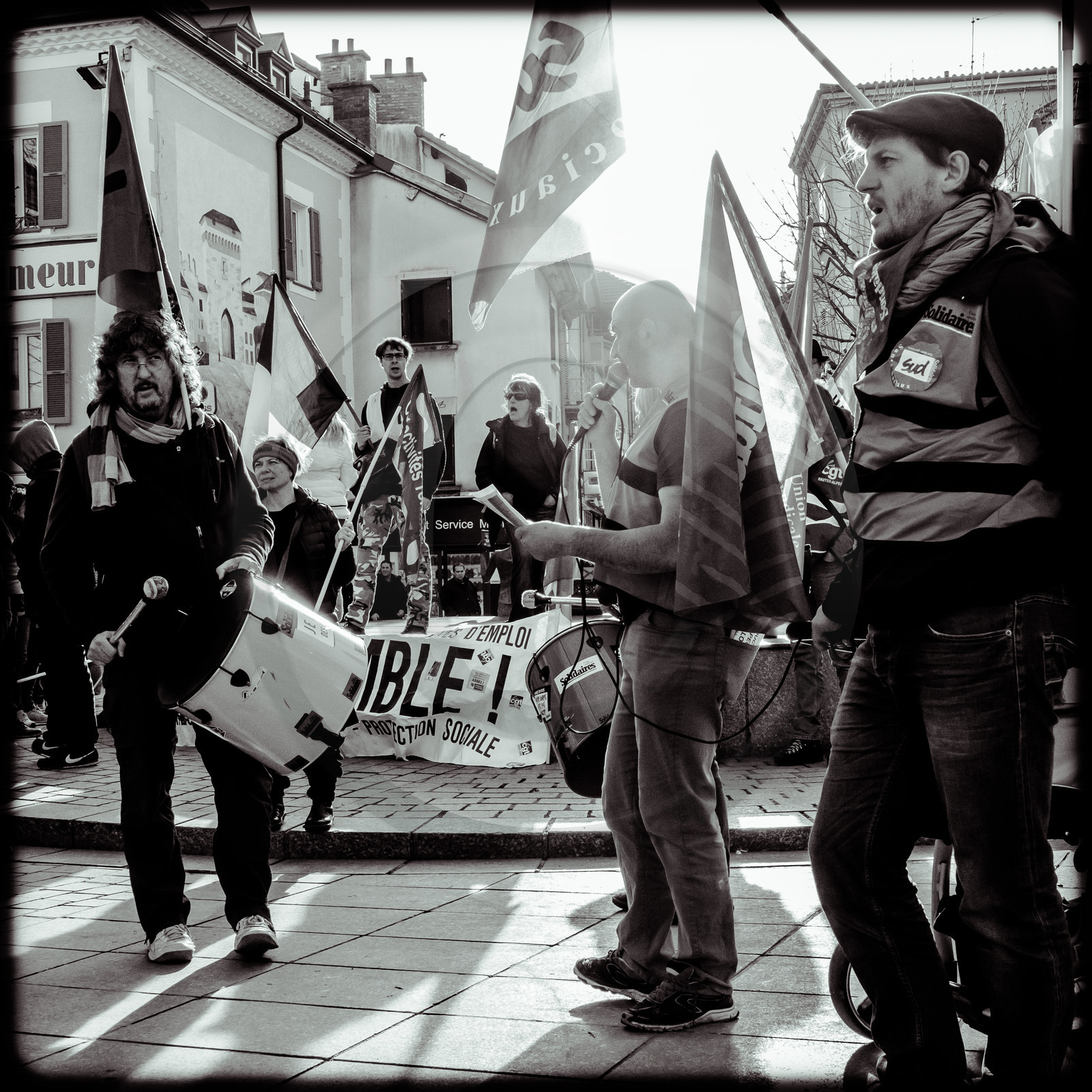 Manifestation pour la défense des retraites - Gap - 06 février  2020.