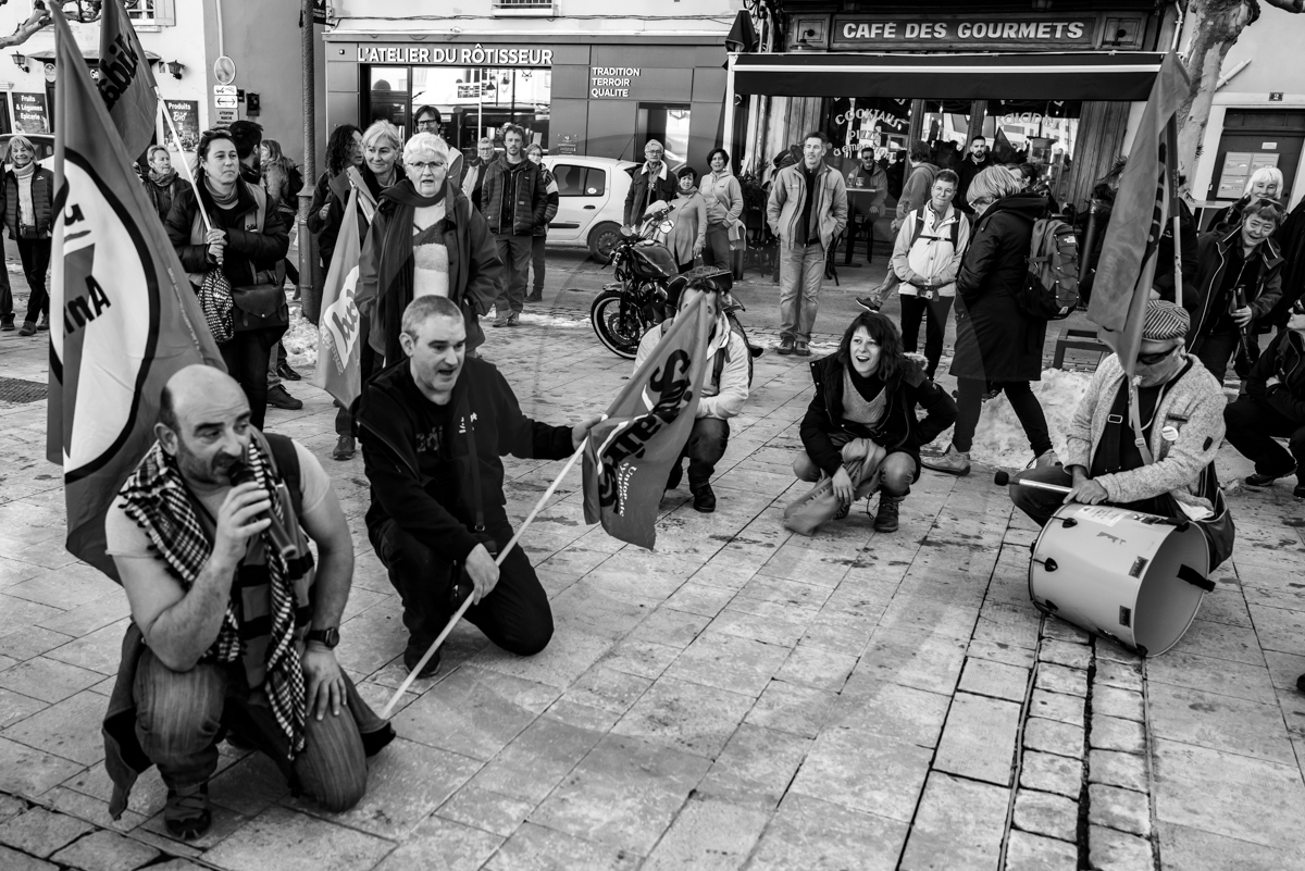 11 février 2023 : Manifestation contre la réforme des retraites à Gap (Hautes-Alpes) 11 février 2023 : Manifestation contre la réforme des retraites à Gap (Hautes-Alpes)