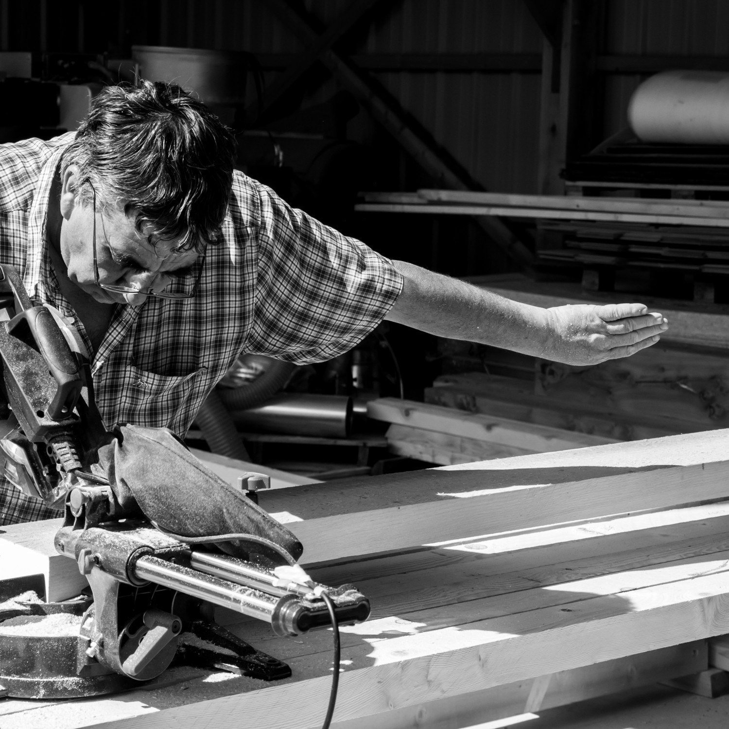 Construction d'une cabane